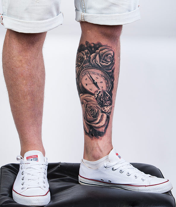 Unterarm mann oldschool tattoo Tattoo Arm