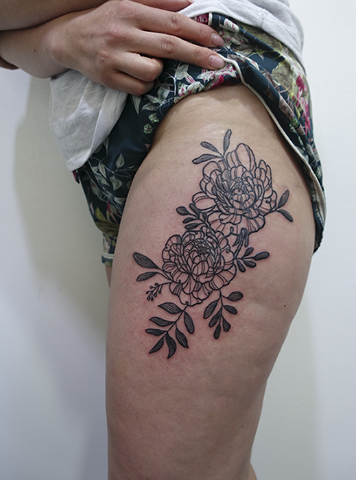 Invictus-Tattoo-Berlin-Tekla-flower-peony